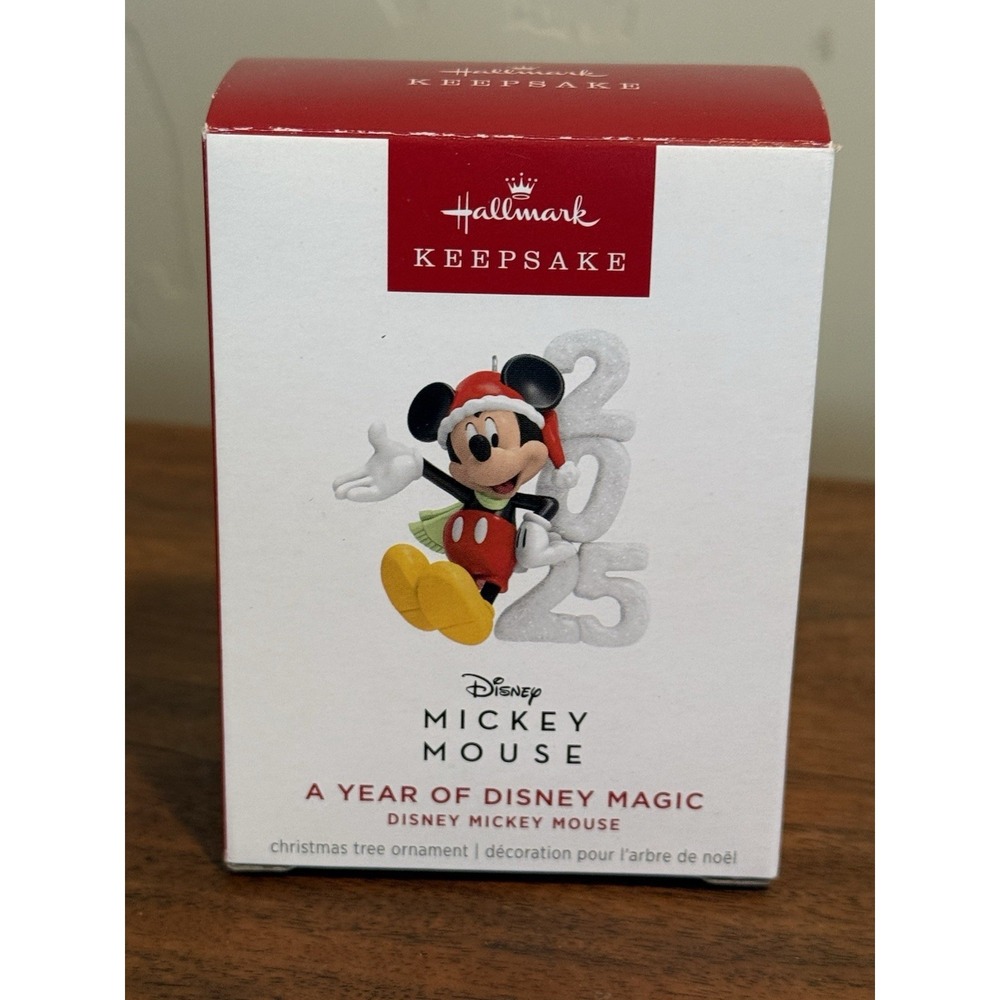 Hallmark Keepsake Mickey Mouse "A Year Of Disney Magic" 2025 New In Box.